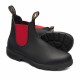 Original Chelsea Boots Adulte 508 Black Leather Red